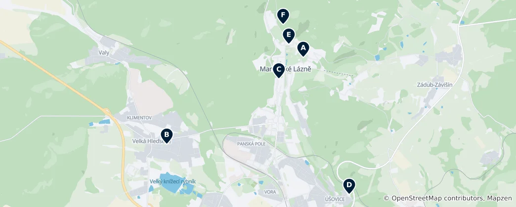 Map of Notable Christian Sites