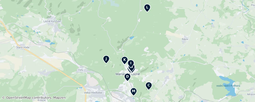 Mapa Notable Springs and Drinking Water