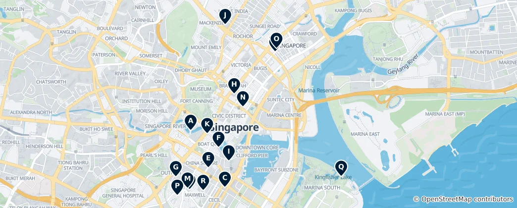 Mapa Best Dining & Food Experiences