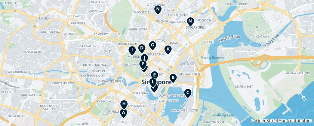 Mapa Museums & Galleries