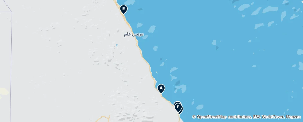 Mapa Diving and Snorkeling Sites