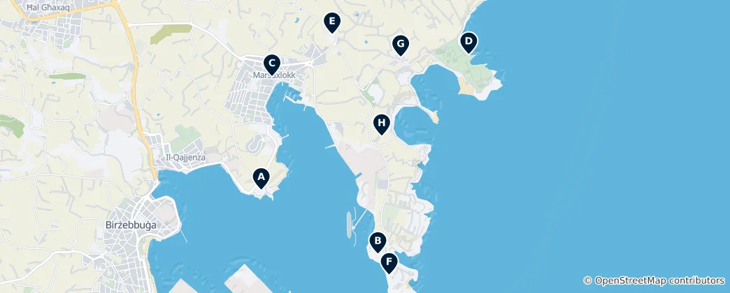 Marsaxlokk Must-Sees 지도
