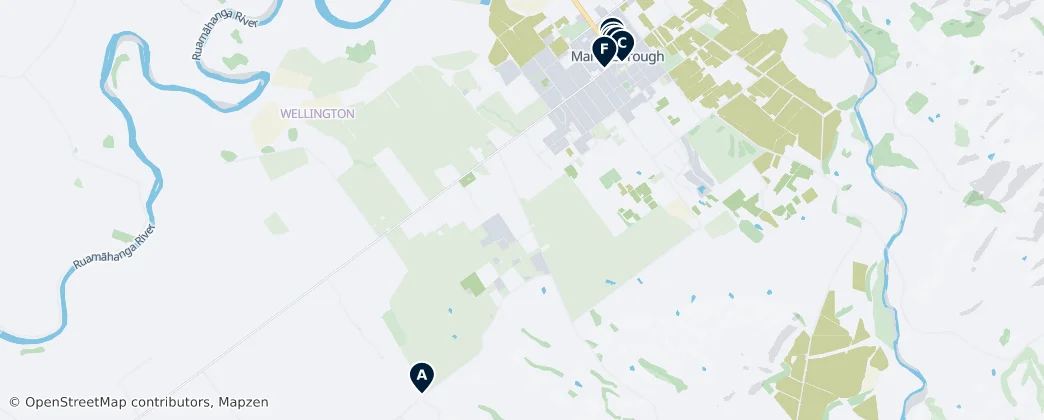 Martinborough Essentials — Mapa