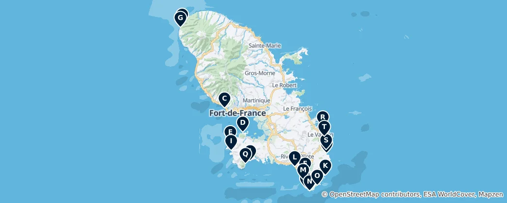 Map of Best Beaches
