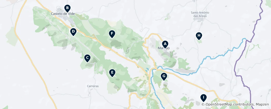 Mappa di Scenic Views & Peaks