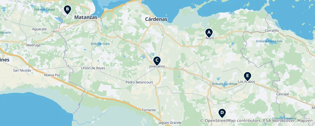 Map of Local Religious Sites