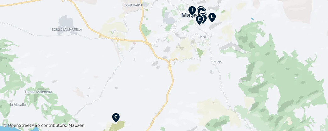 Matera Essentials – Mapa