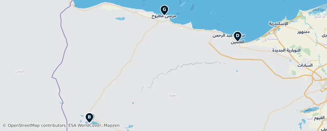Matrouh Governorate Essentials — Map