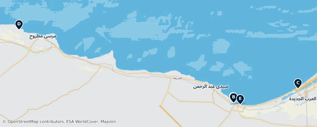 Matrouh Highlights — Map