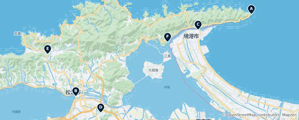 Mapa Hidden Coastal Heritage