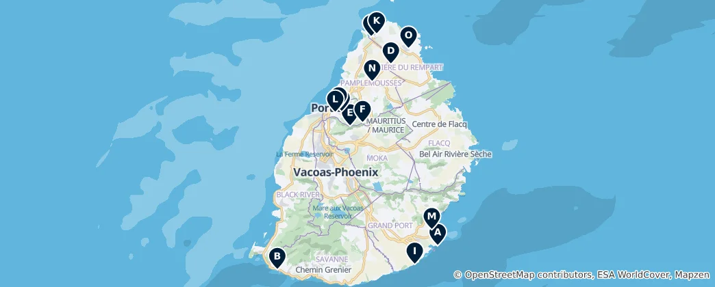 Map of Mauritius Essentials
