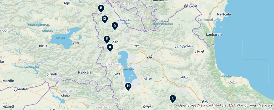 Mappa di Editor's Choice