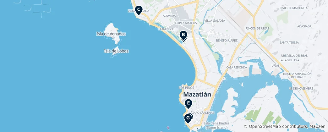 Mapa Museums & Aquariums