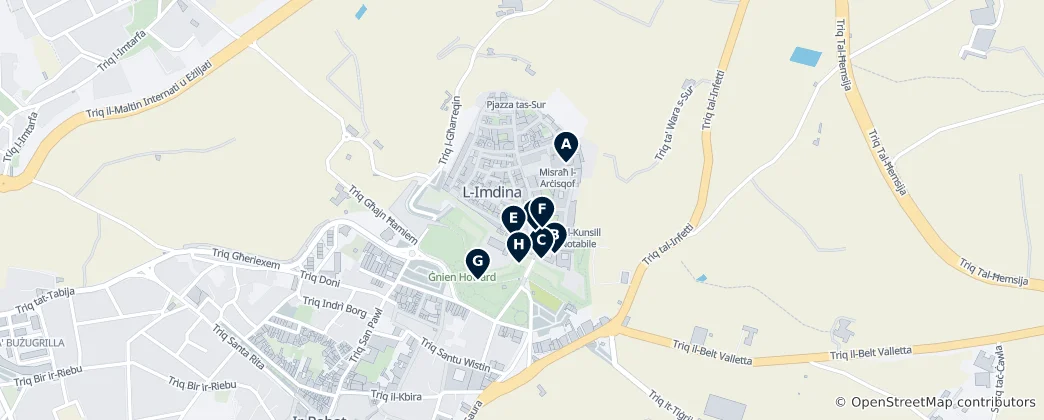 Mappa di Essenziali Senza Tempo di Mdina
