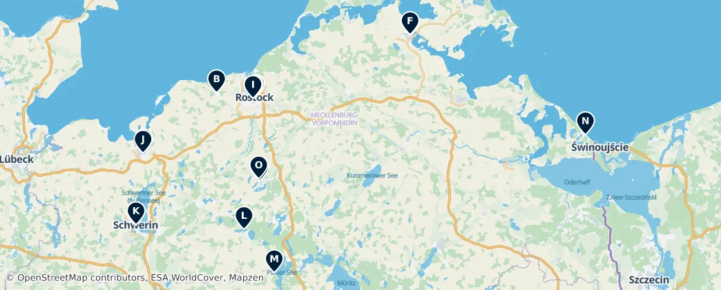 Mapa de Historic Churches and Monasteries
