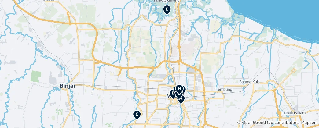Mappa di Kota Medan Essentials