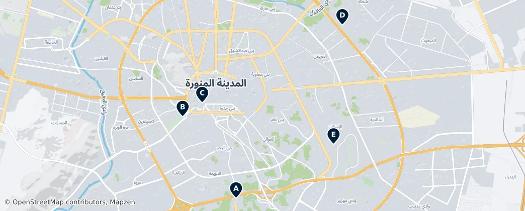 Map of Hidden Gems of Medina