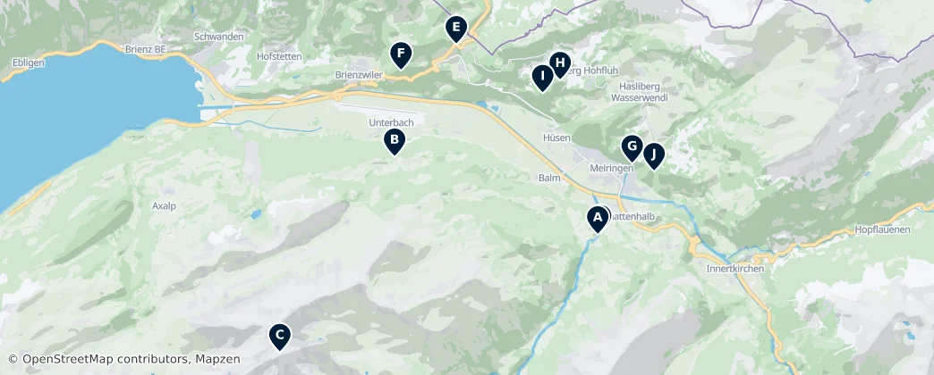Alpine Landscapes — Mapa