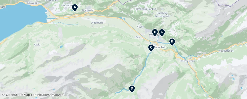Meiringen Essentials — Mapa