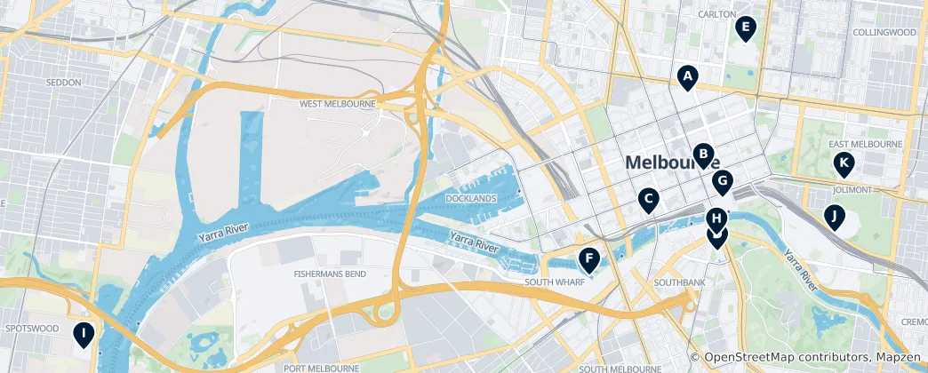 Map of Museums & Galleries