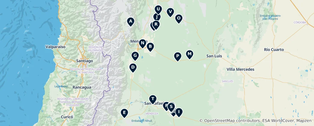 Map of Sacred Sites and Churches