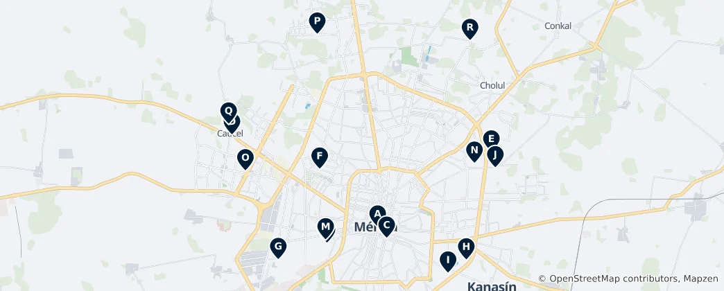 Mapa De Historic Churches and Religious Sites