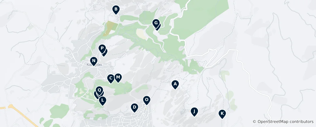 Mapa Monasteries and Churches