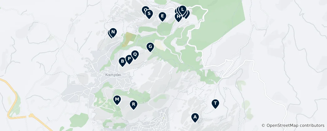 Mappa di Natural Wonders & Viewpoints