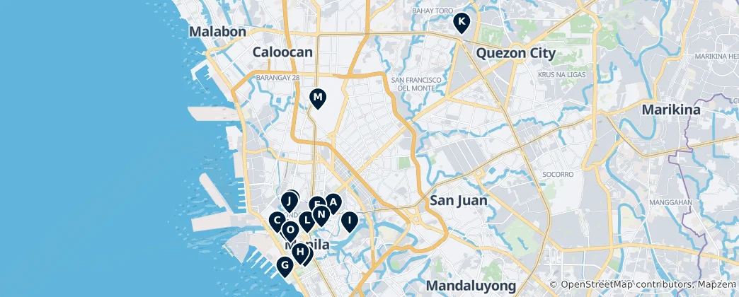 Mapa Metro Manila Essentials