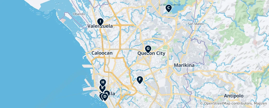 Mapa Parks & Recreation