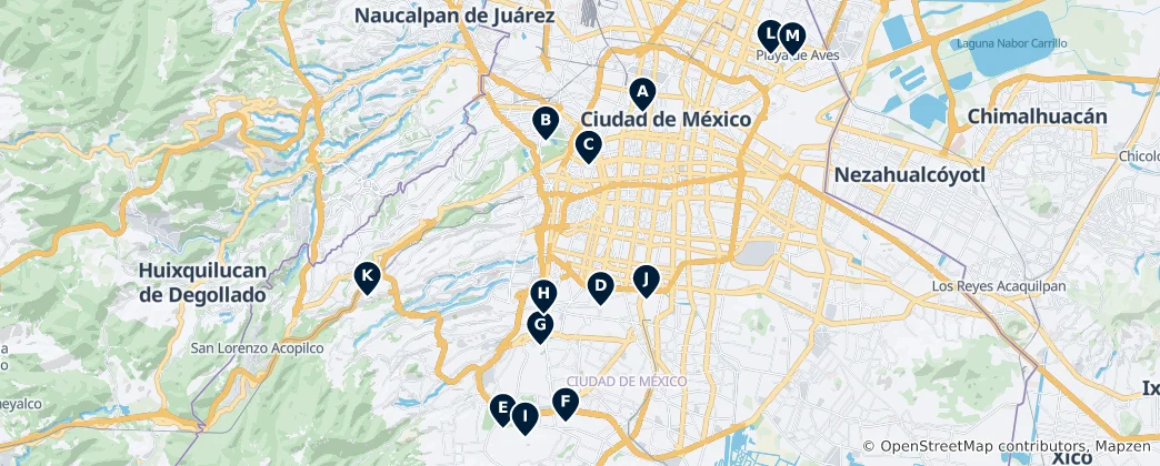 Mappa di Parks & Recreation