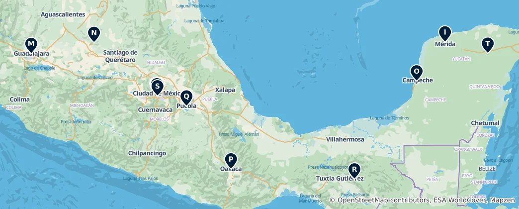 Mappa di Top Museums & Art Centers