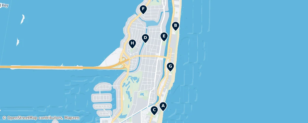 Parks & Beaches — Mapa