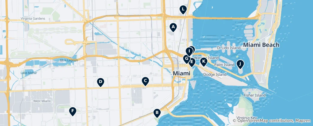 Miami Essentials Haritası