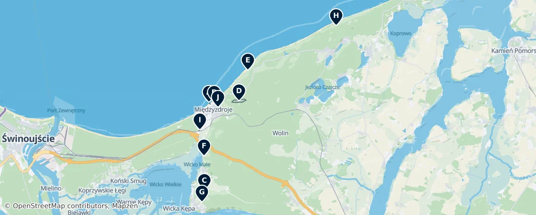 Międzyzdroje Essentials – Mapa