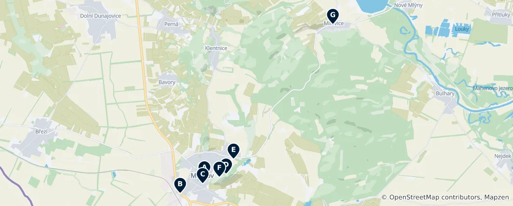 Mapa Religious Sites of Significance