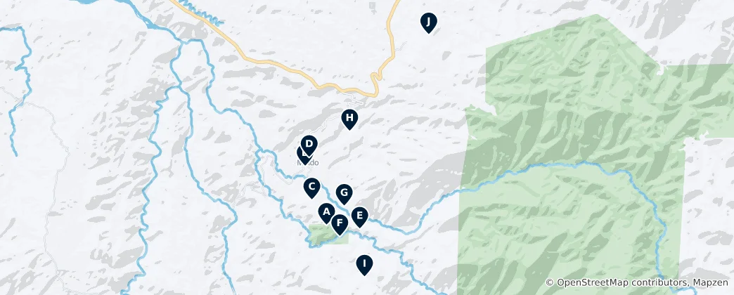 Map of Mindo Essentials