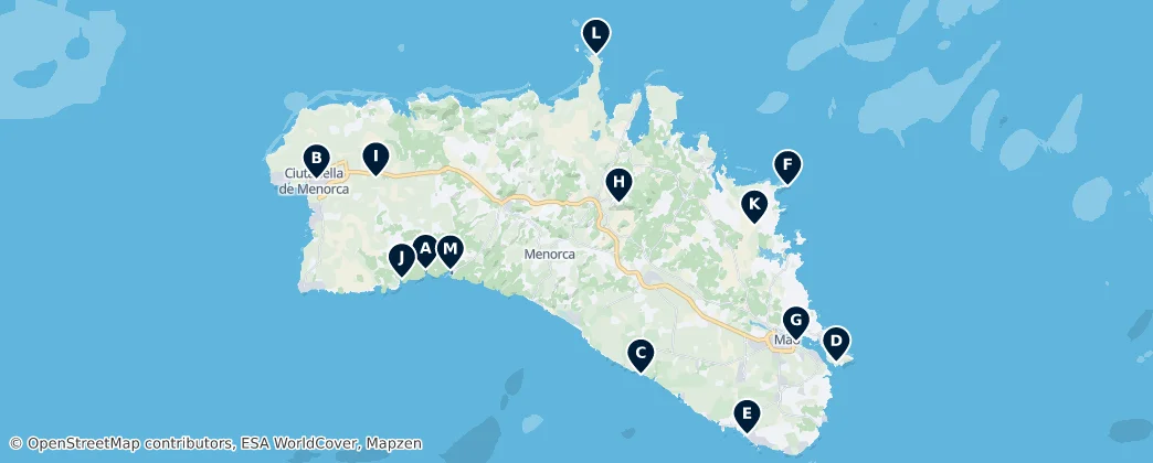 Minorca Essentials – Mapa