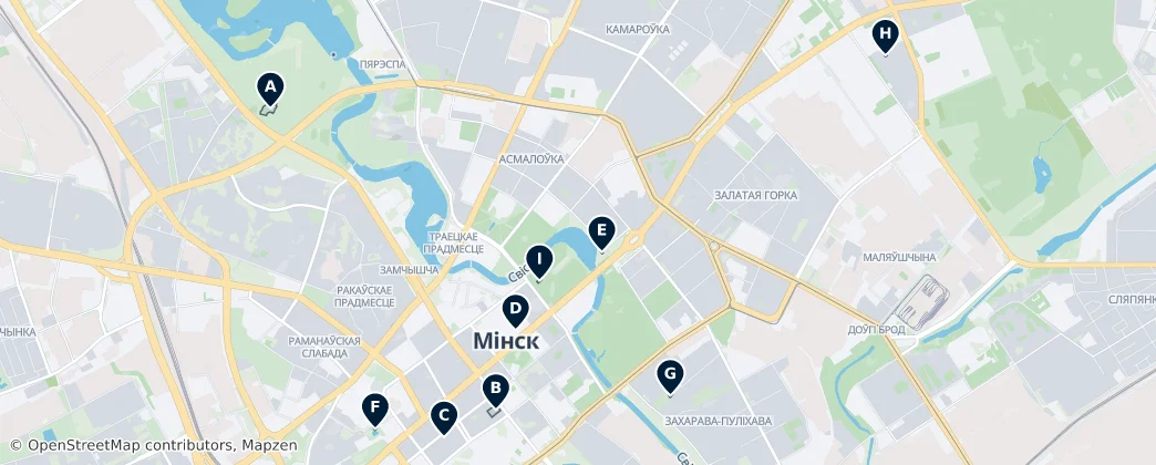 Museums & Art Centers — Map