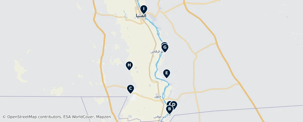 Minya Governorate Essentials — Map