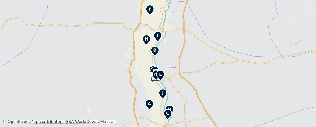 Religious Landmarks — Map