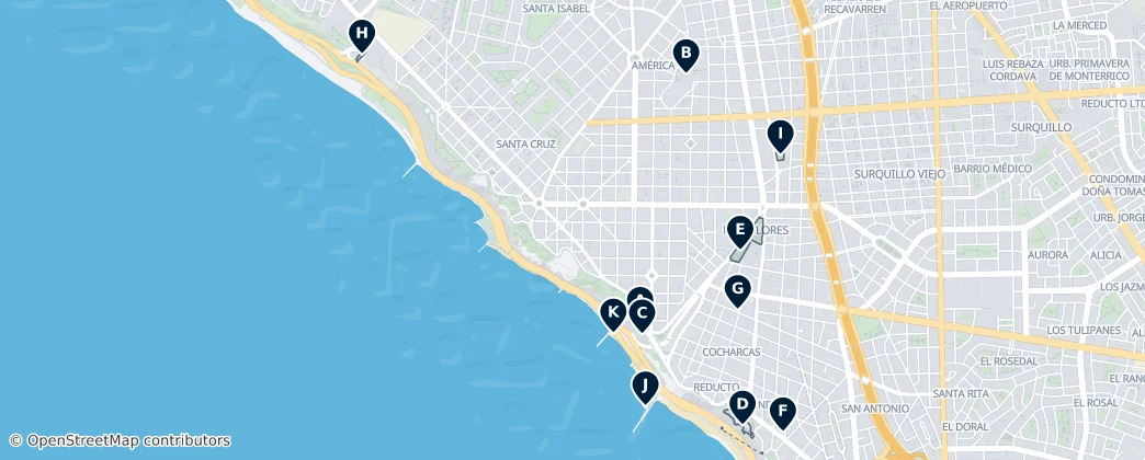 Miraflores Essentials — Mapa