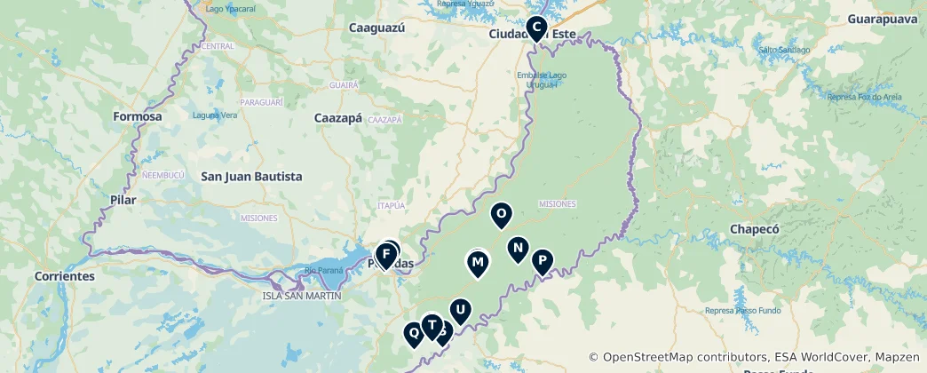 Mappa di Notable Religious Sites