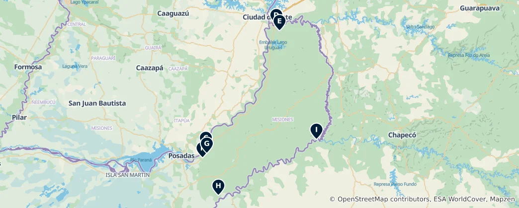 Mapa De Provincia de Misiones: Lo Esencial