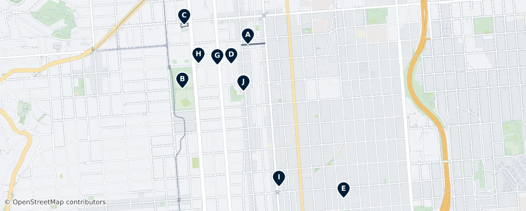 Mission District Essentials — Mapa