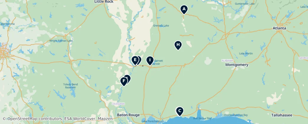 Mississippi Essentials — Map