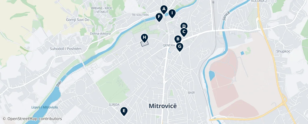 Mitrovica Essentials – Mapa
