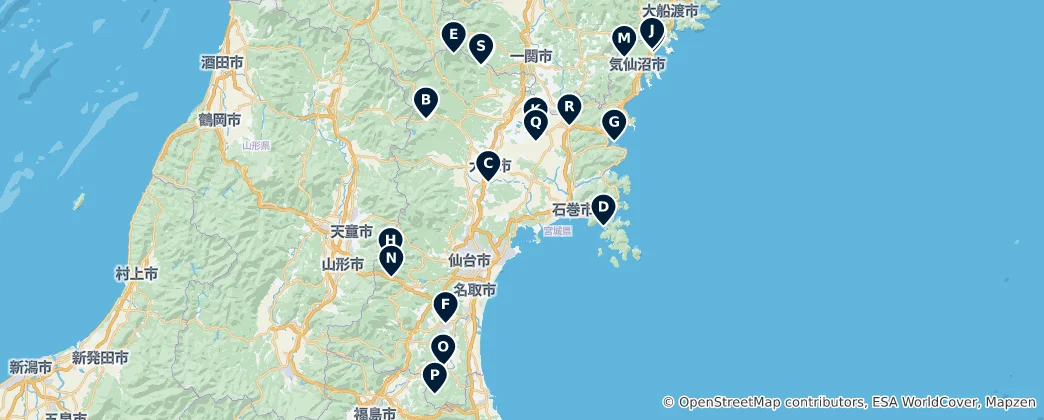 Scenic Viewpoints & Peaks 지도