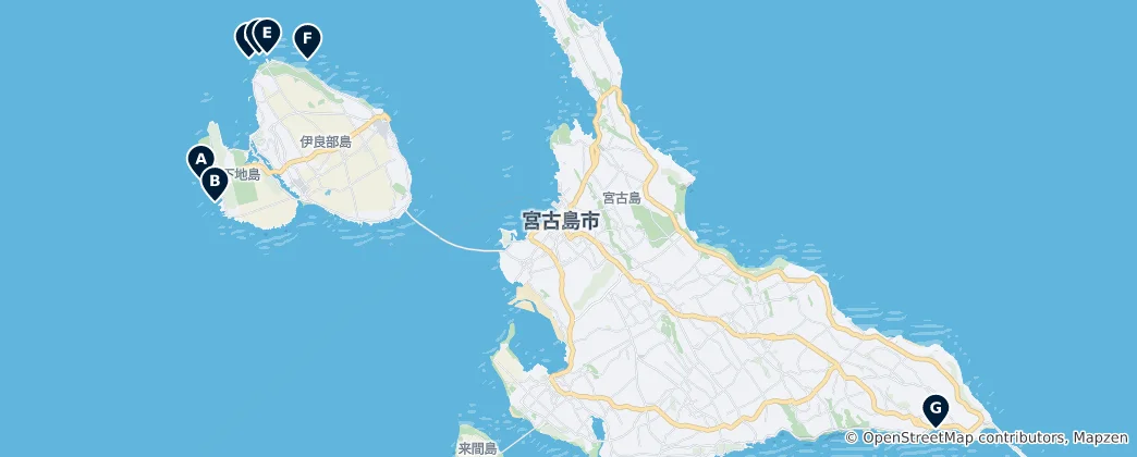 Mappa di Top Diving & Swimming Spots