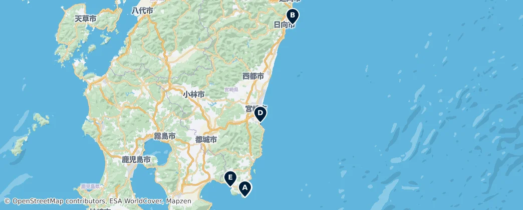 Coastal Landscapes — Map